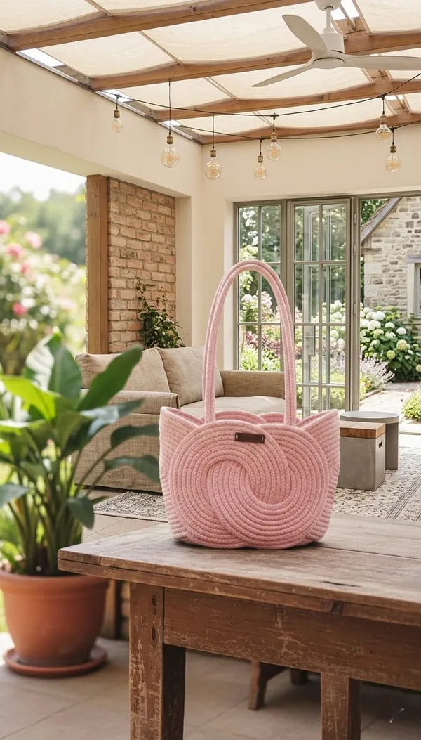Cotton_rope_boho_fancy_handbag_stlish_handmade_.Handmade_cotton_cored_corssbody_Bags_small_purse_with_gold_chain_strap_and_strap_and_clasp,_Elegant_shoulder_bag,