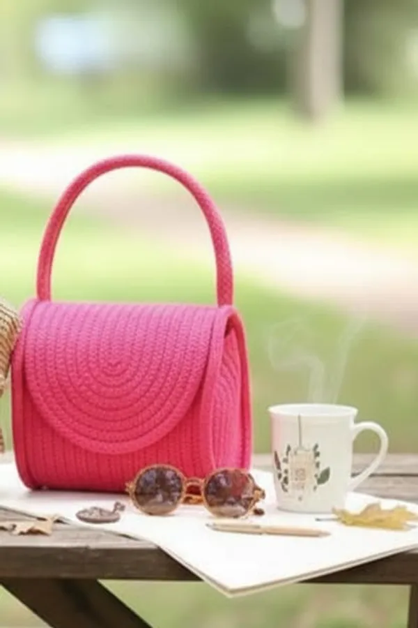 Cotton_rope_boho_fancy_handbag_stlish_handmade_.Handmade_cotton_cored_corssbody_Bags_small_purse_with_gold_chain_strap_and_strap_and_clasp,_Elegant_shoulder_bag,