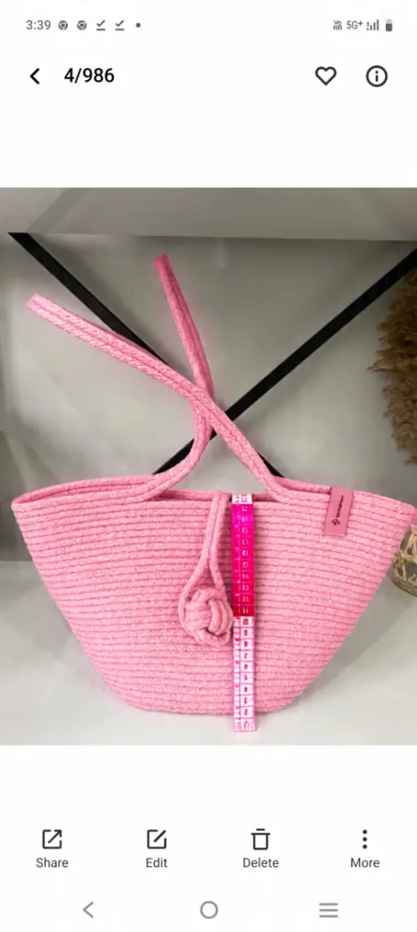 Women_CUTE_FANCY_Bucket_Bag_Casual_Woven_Beach_Handbag_Handmade_Small_Dry_grass/Natural_Cane/Chic_Dry_Grass_bag/handbag_from_Manipur/carry_tote_bag_Sling_Bags_White-Crtoon