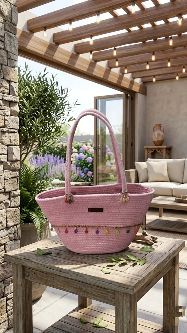 Cotton_Rope_Handmade_Cotton_rope_bag___Rope_Crossbody_-_Bho_Summer_Pures_Handmade_Claret_Woven_Straw_Bag:_Boho_Wooden_Handle_Pures_PINK