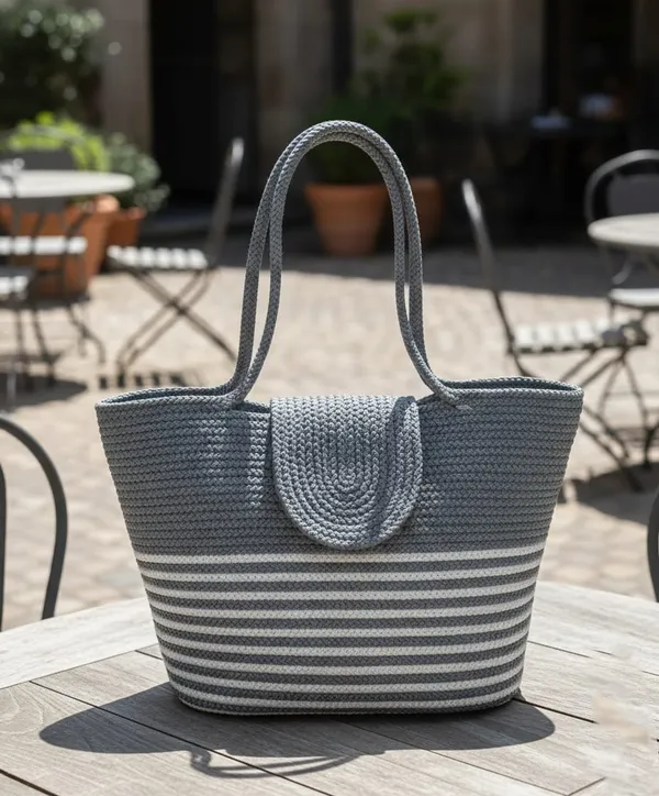 Organic_Chic___Jute_&_Cotton_Women_Style_Bag_Grey_Color