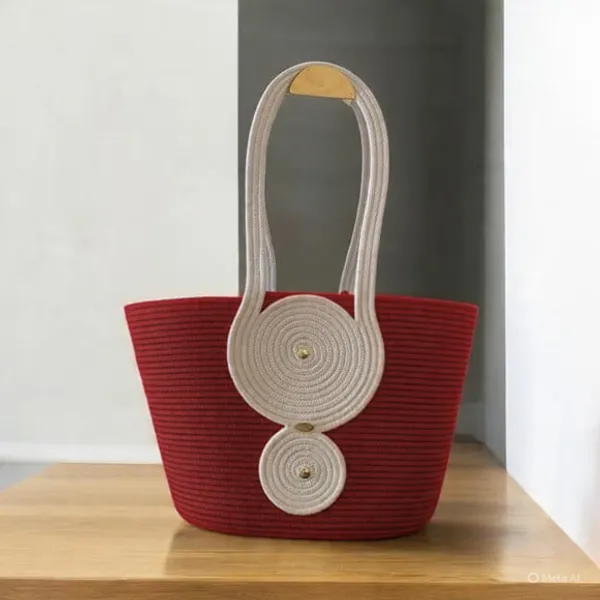 Handmade_cotton_cored_corssbody_Bags_small_purse_with_gold_chain_strap_and_strap_and_clasp,_Elegant_shoulder_bag,