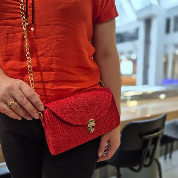 Handmade_cotton_cored_corssbody_Bags_small_purse_with_gold_chain_strap_and_strap_and_clasp,_Elegant_shoulder_bag,