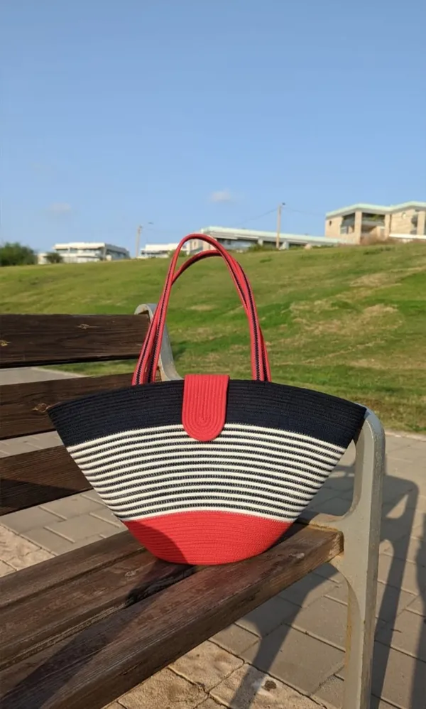 Cotton_Rope_Handmade_Cotton_rope_bag___Rope_Crossbody_-_Bho_Summer_Pures_Handmade_Claret_Woven_Straw_Bag:_Boho_Wooden_Handle_Pures_RED_BLACK_WHITE