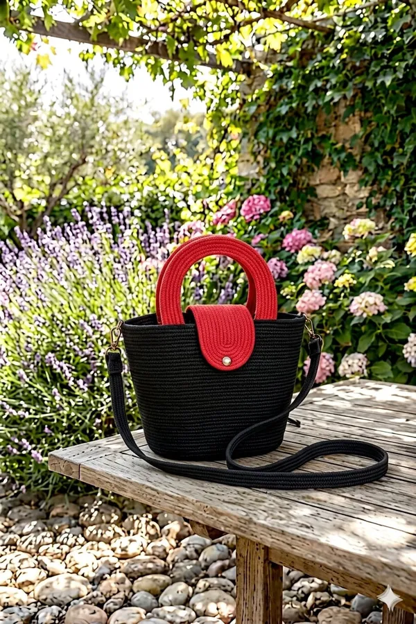 Cotton_Rope_Handmade_Cotton_rope__ring_design_bag___Rope_Crossbody_-_Bho_Summer_Pures_Handmade_Claret_Woven_Straw_Bag:_Boho_Wooden_Handle_Purse