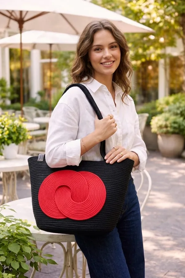 Cotton_Rope_Handmade_Cotton_rope_bag___Rope_Crossbody_-_Bho_Summer_Pures_Handmade_Claret_Woven_Straw_Bag:_Boho_Wooden_Handle_Pures_RED_;BLACK