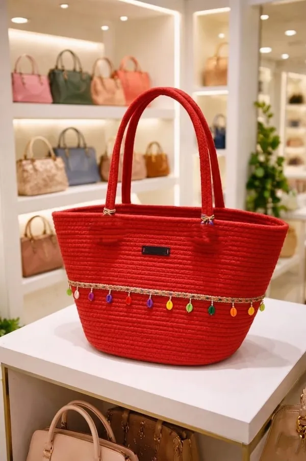 Cotton_Rope_Handmade_Cotton_rope_bag___Rope_Crossbody_-_Bho_Summer_Pures_Handmade_Claret_Woven_Straw_Bag:_Boho_Wooden_Handle_Pures_COLER_RED