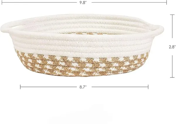 Cotton_Rope/_Jute_/Small_Dry_grass/Natural_Cane/Chic_Dry_Grass_BagCotton_Rope_Oval_Set_For_Living_Room-White_And_Beige_Molding