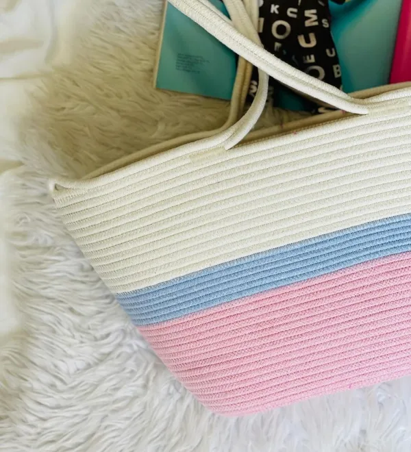 All_the_Cultures_Fabricating_India_Handmade_Small_Dry_/Natural_baskets/Chic_Dry__bag/handbag_from_India/carry_tote_bag_Sling_Bags_White-Crtoon/kids_baskets