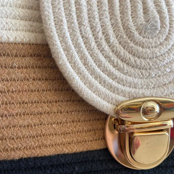 Handmade_cotton_cored_corssbody_Bags_small_purse_with_gold_chain_strap_and_strap_and_clasp,_Elegant_shoulder_bag,