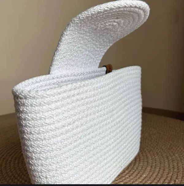 Cotton_Rope/_Jute_/Small_Dry_grass/Natural_Cane/Chic_Dry_Grass_Bag/Cotton_Rope_Woven_Bag_For_Women_Vibrant_Cotton_Rope_Handbag_Chic_Large_Tote_For_Women,Stylish_Carryall_&_Shoulder_White-Pink_Bag