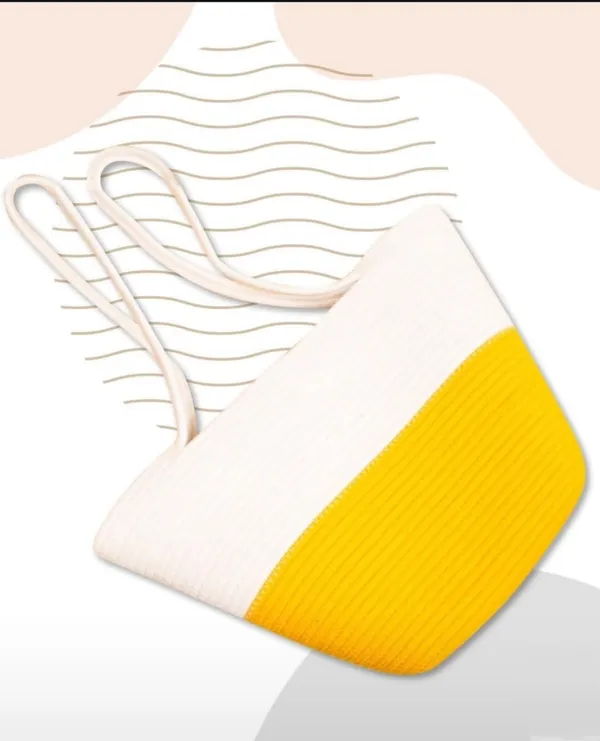 Cotton_Rope/_Jute_/Small_Dry_grass/Natural_Cane/Chic_Dry_Grass_Bag/Cotton_Rope_Woven_Bag_For_Women_Vibrant_Cotton_Rope_Handbag_Chic_Large_Tote_For_Women,Stylish_Carryall_&_Shoulder_White-Yellow_Bag