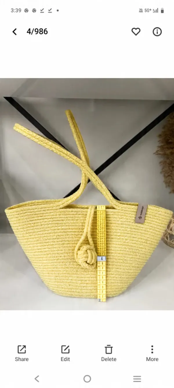 Women_CUTE_FANCY_Bucket_Bag_Casual_Woven_Beach_Handbag_Handmade_Small_Dry_grass/Natural_Cane/Chic_Dry_Grass_bag/handbag_from_Manipur/carry_tote_bag_Sling_Bags_White-Crtoon