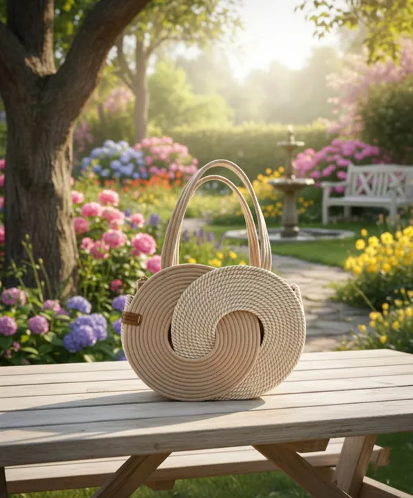 Handmade_cotton_cored_corssbody_Bags_small_purse_with_gold_chain_strap_and_strap_and_clasp,_Elegant_shoulder_bag,