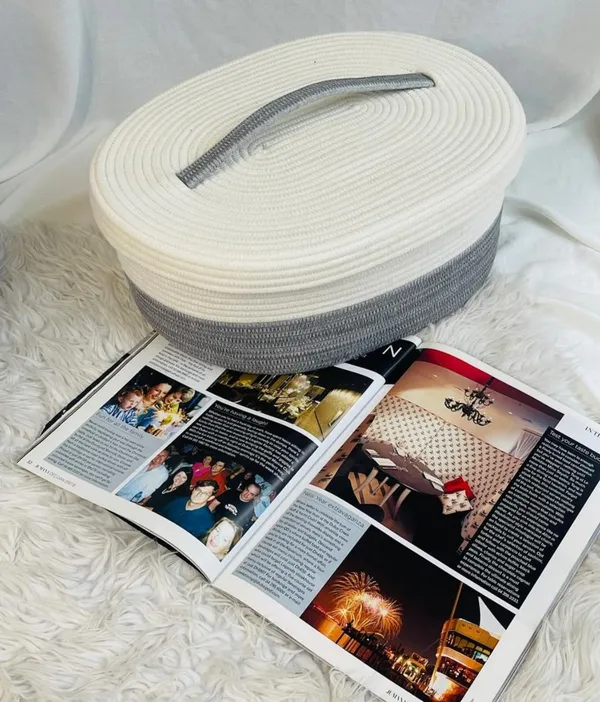 All_the_Cultures_Fabricating_India_Handmade_Small_Dry_/Natural_baskets/Chic_Dry__bag/handbag_from_India/carry_tote_bag_Sling_Bags_White-Crtoon/kids_baskets