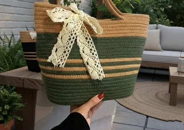 Eco-_Friendly_Handmade_Women_Jute_Strap_Bag_in_Beige_-Green