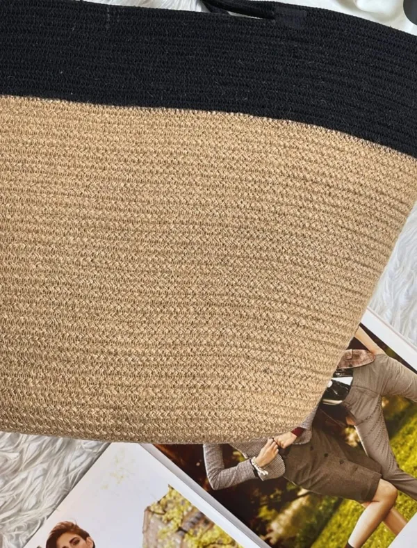 All_the_Cultures_Fabricating_India_Handmade_Small_Dry_/Natural_baskets/Chic_Dry__bag/handbag_from_India/carry_tote_bag_Sling_Bags_White-Crtoon/kids_baskets