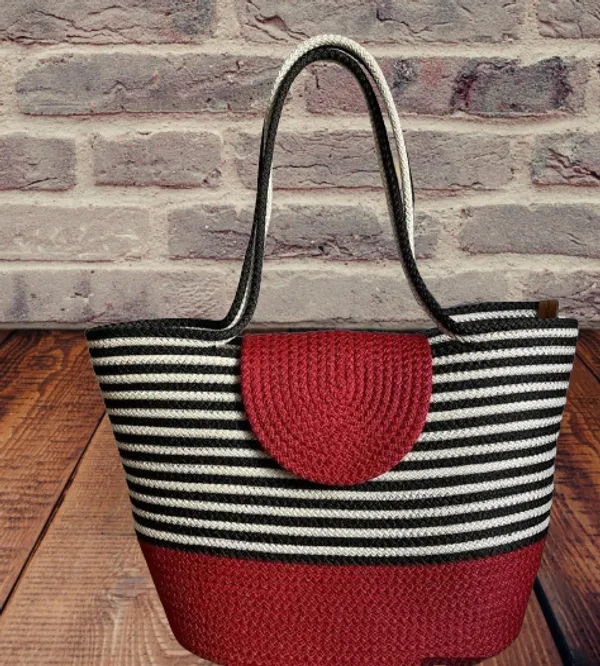 The_Naturally_Bold_Tote_Eco-Friendly_Red_Jute_&_Cotton_Bag_for_Everyday_Style