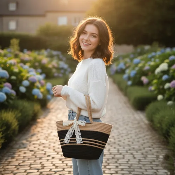 Eco-_Friendly_Handmade_Women_Jute_Strap_Bag__Beige-Blk_Strap