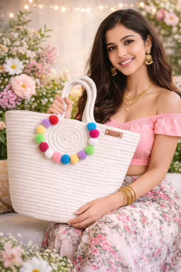 EcoCharm_Pom-Pom_Tote_-_Artisan_Handmade_Jute_Bag_for_Women