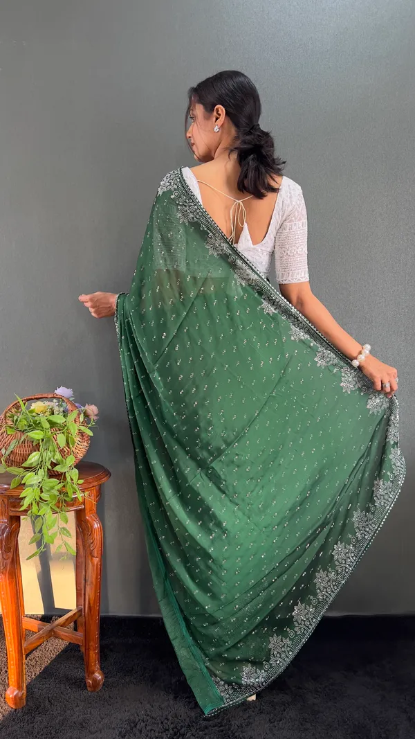 Green_Ready_To_Wear_Rangoli_Silk_Saree_With_Fancy_Stone_Work_For_Women
