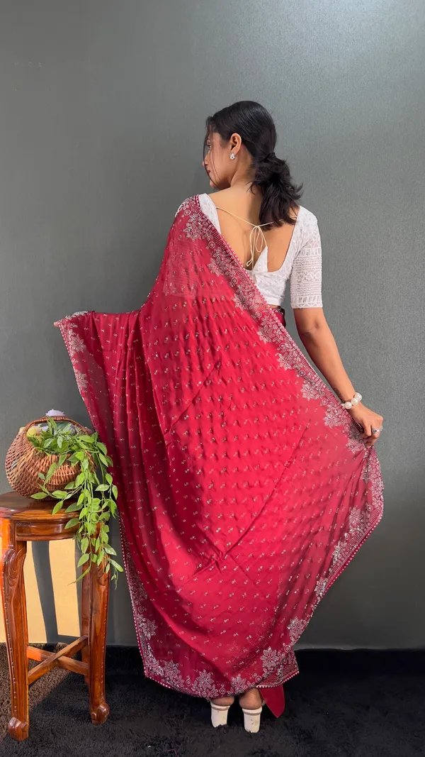 Maroon_Ready_To_Wear_Rangoli_Silk_Saree_With_Fancy_Stone_Work_For_Women