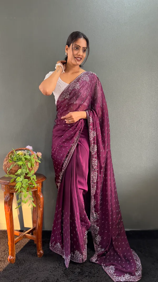 Wine_Ready_To_Wear_Rangoli_Silk_Saree_With_Fancy_Stone_Work_For_Women