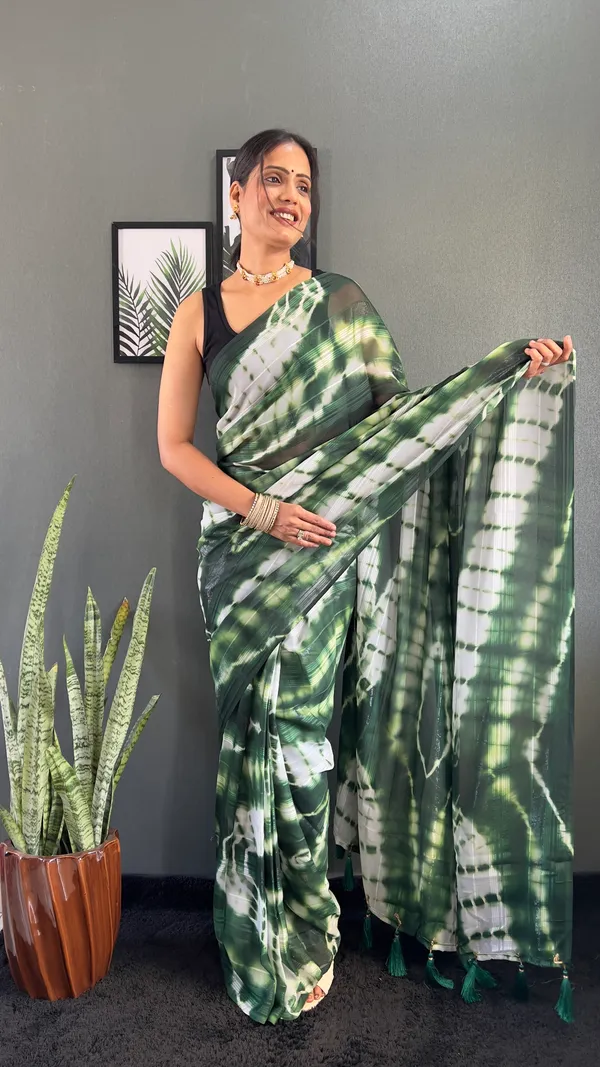 Green_Ready_To_Wear_Pure_Georgette_Sibori_Printed_Saree_For_Women