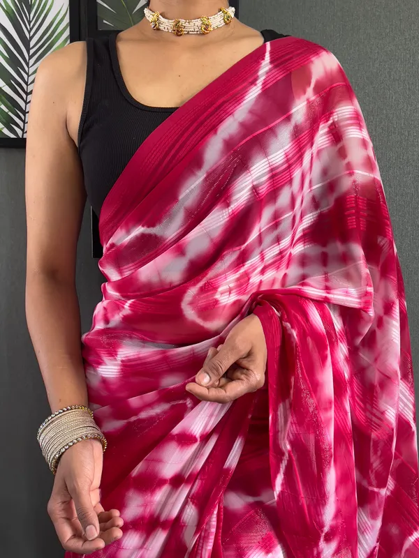 Pink_Ready_To_Wear_Pure_Georgette_Sibori_Printed_Saree_For_Women