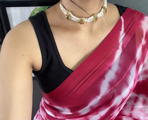 Pink_Ready_To_Wear_Pure_Georgette_Sibori_Printed_Saree_For_Women