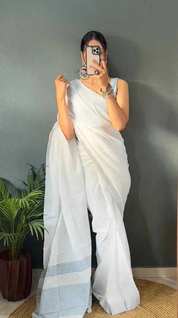 Sky_Ready_To_Wear_Pure_Khadi_Linen_Cotton_Silk_Saree_With_Blouse_Piece_For_Women