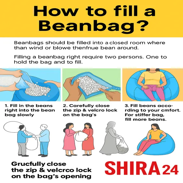 SHIRA_24_4XL_Tear_Drop_Bean_Bag_Chair_with_Footrest_&_Pillow_|_Premium_Leatherette_Bean_Bag_Cover_(Without_Beans)_|_Black,Orange|_Upto_150_Kg_Capacity_|_Living_Room_Lounger