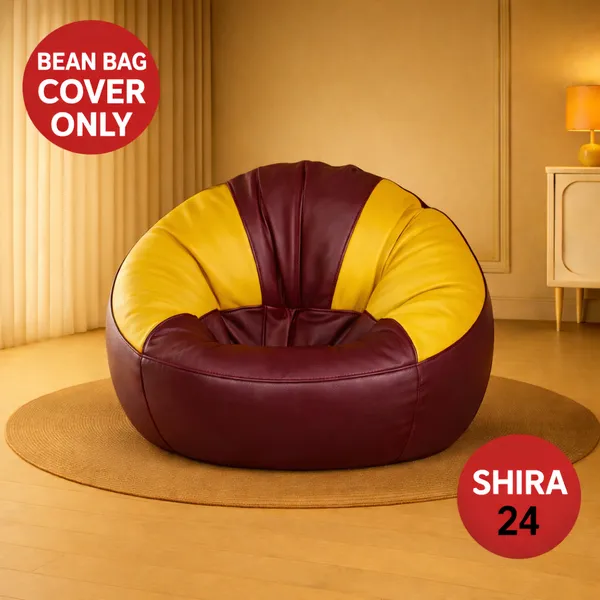 Maroon_And_Yellow_Sofa_Mudda_Jumbo_Chair_Bean_Bag_Cover_Without_Beans