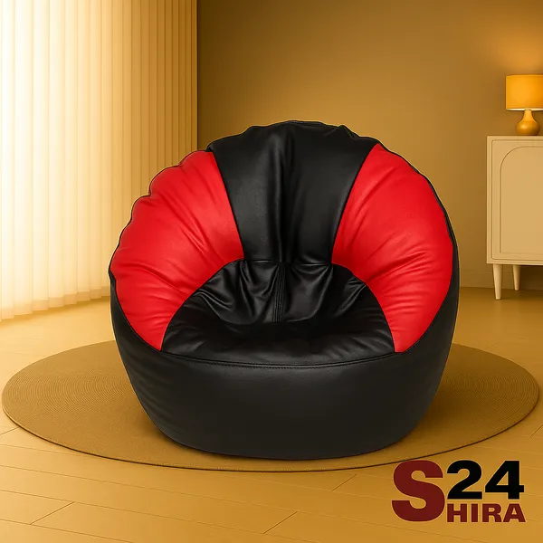 Black_And_Red_Sofa_Mudda_Jumbo_Chair_Bean_Bag_Cover_Without_Beans