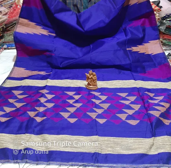 Navy_Blue_Cotton_Silk_Handloom_Saree