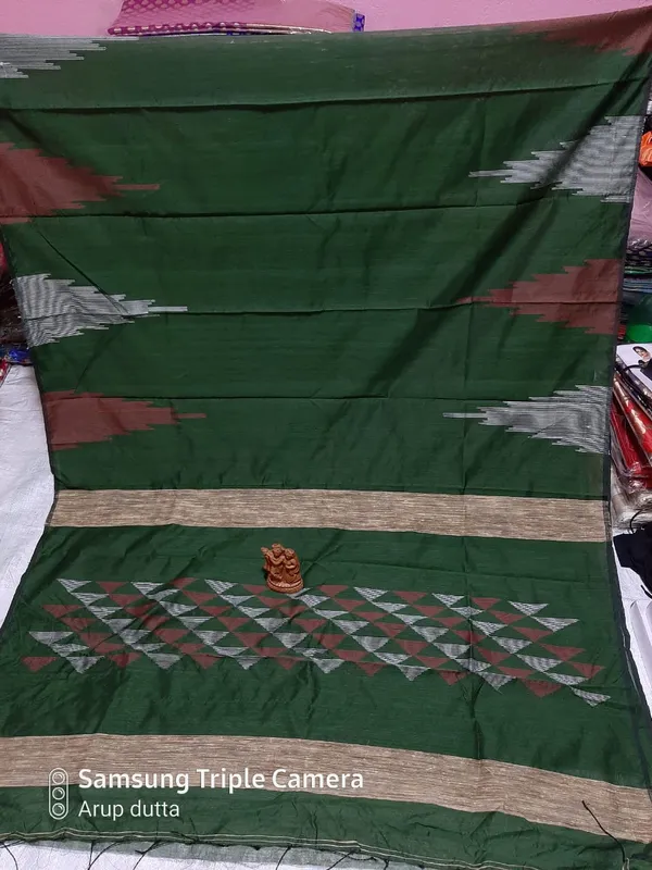 Green_Cotton_Silk_Handloom_Saree