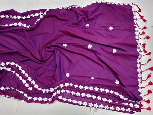 Purple_Cotton_Lace_Border_Design_Saree