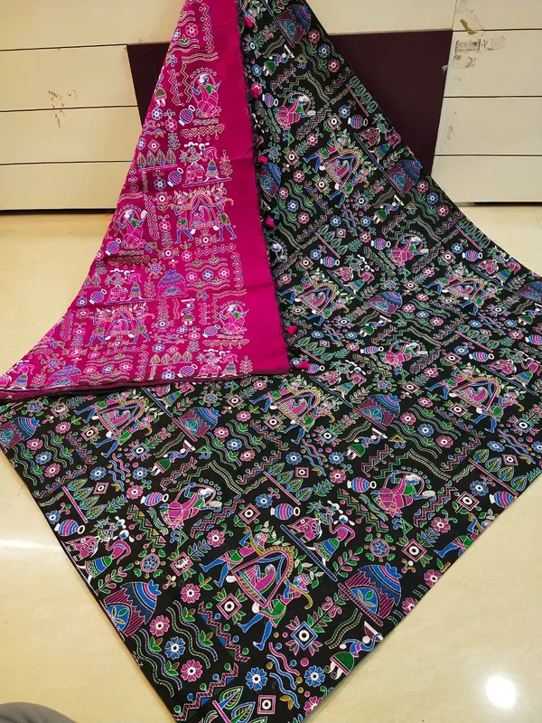 Black_Printed_Bollywood_Pure_Cotton_Silk_Saree