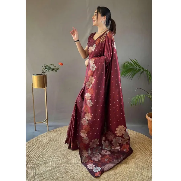 Soft_Banarasi_Lichi_Silk_Saree_with_Unstiched_Blouse_Piece