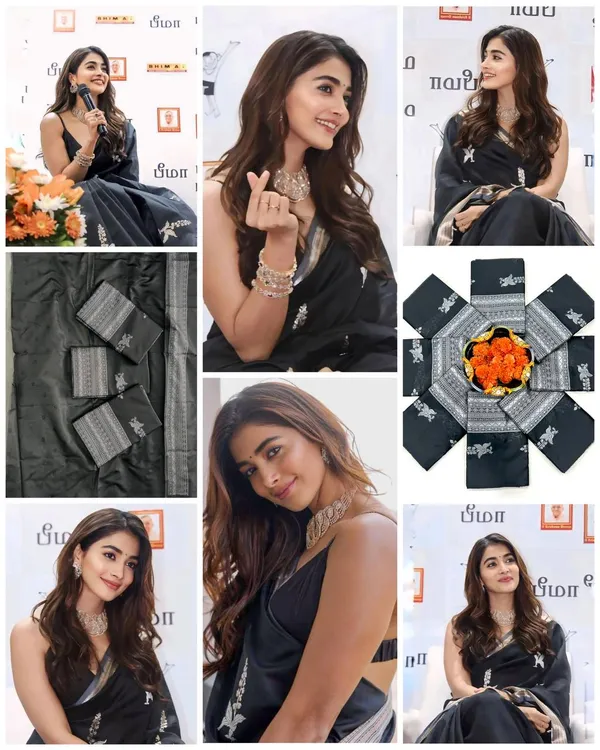 Soft_Banarasi_Lichi_Silk_Saree_with_Unstiched_Blouse_Piece