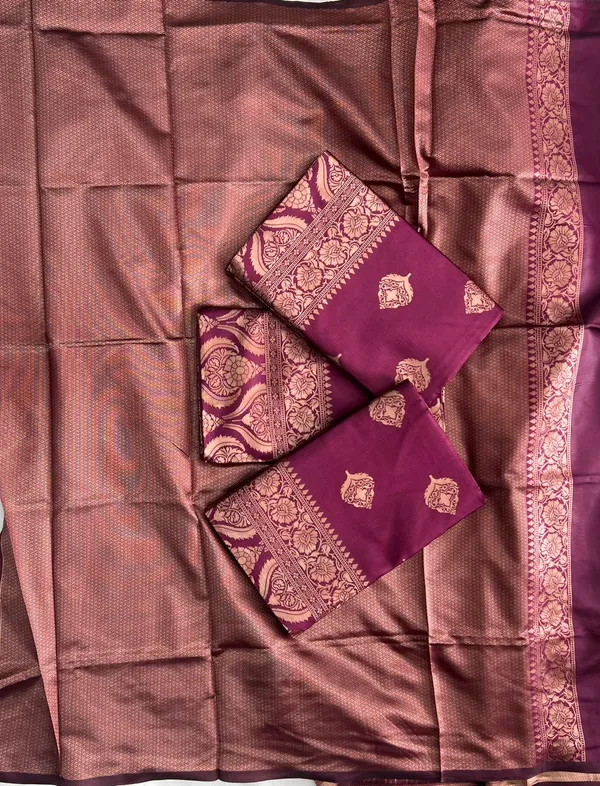 Soft_Banarasi_Lichi_Silk_Saree_with_Unstiched_Blouse_Piece