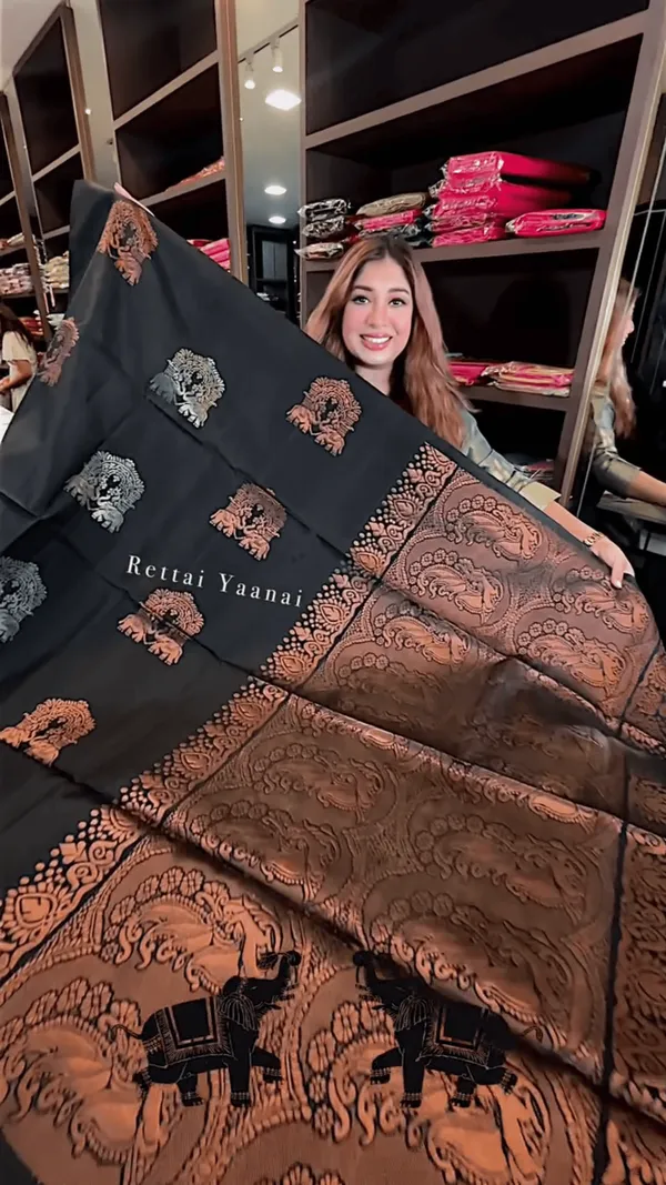 Tremendous_Black_Soft_Banarasi_Silk_Saree_With_Supernal_Blouse_Piece