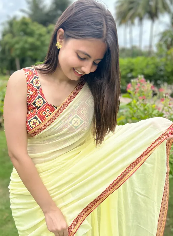 Pure_100%_Mul_Cotton_Saree_With_Unstiched_Blouse_Piece