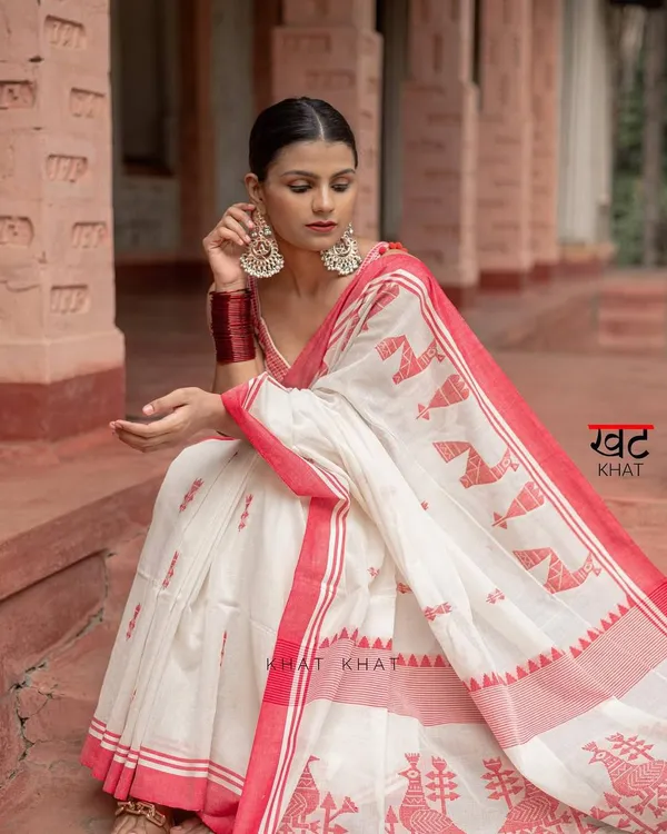 Cotton_Silk_Saree_with_Unstiched_Blouse_Piece