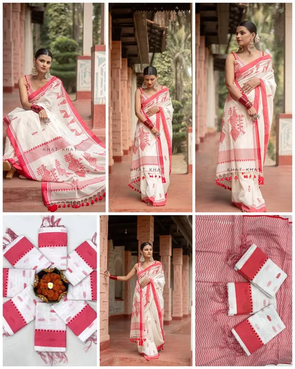 Cotton_Silk_Saree_with_Unstiched_Blouse_Piece