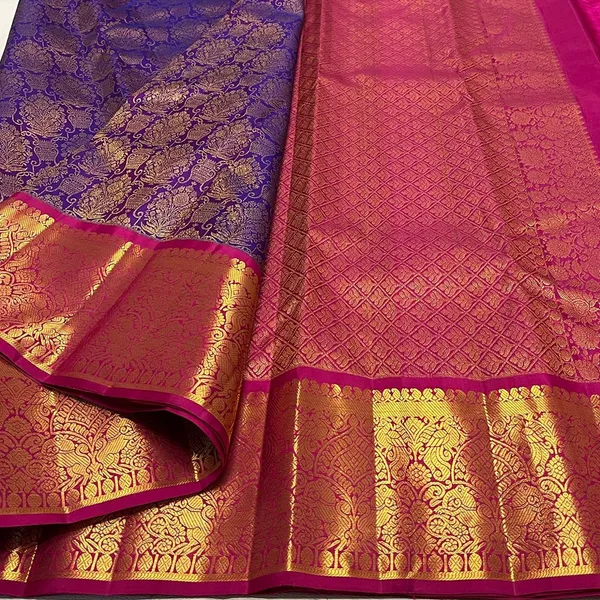 Soft_Banarasi_Lichi_Silk_Saree_with_Unstiched_Blouse_Piece