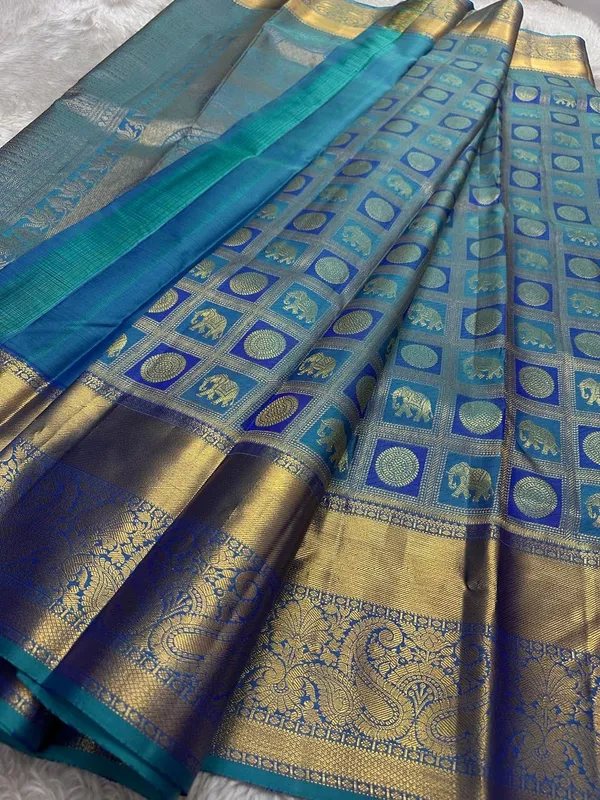 Soft_Banarasi_Lichi_Silk_Saree_with_Unstiched_Blouse_Piece
