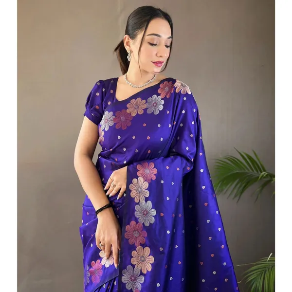 Soft_Banarasi_Lichi_Silk_Saree_with_Unstiched_Blouse_Piece