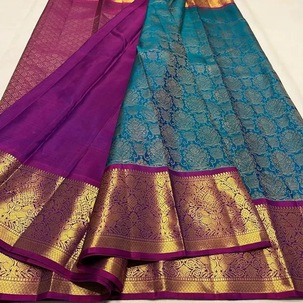 Soft_Banarasi_Lichi_Silk_Saree_with_Unstiched_Blouse_Piece