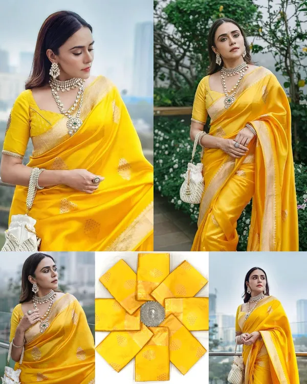 Soft_Banarasi_Lichi_Silk_Saree_with_Unstiched_Blouse_Piece